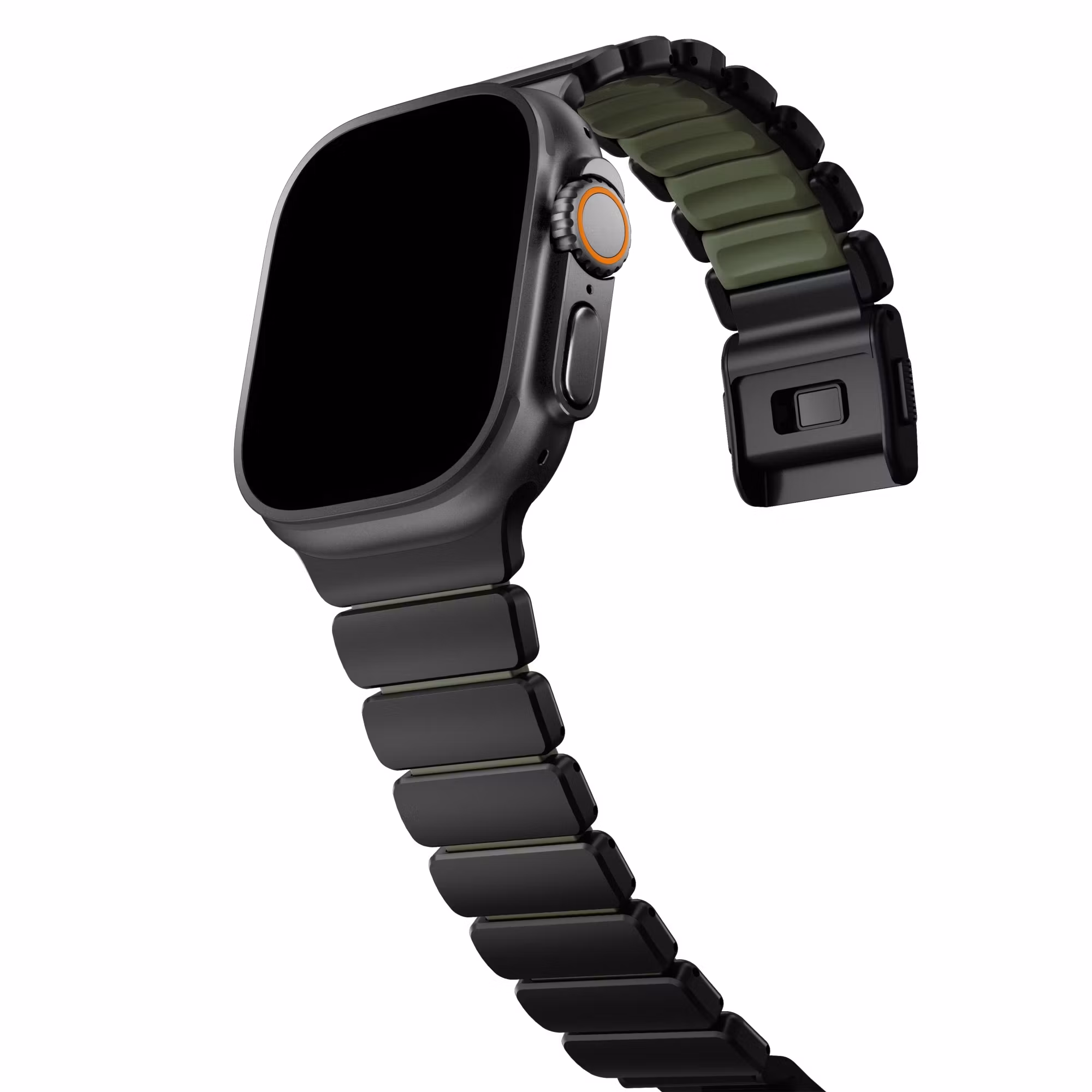 Black / Green - Stratos Band • Apple Watch Armband