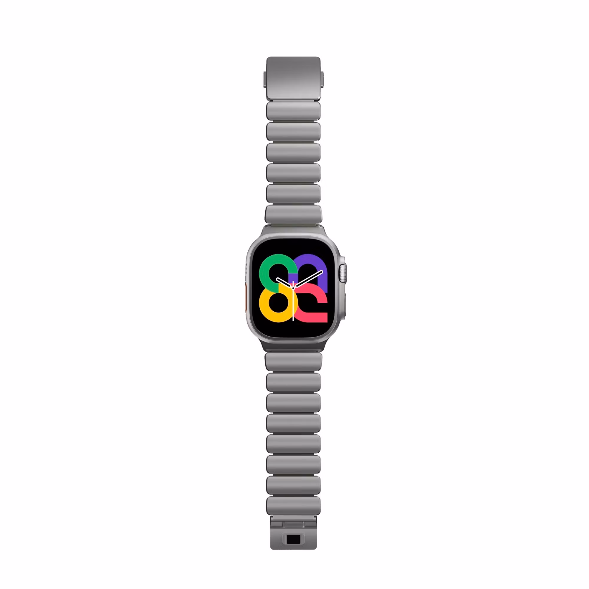 Silver / Green - Stratos Band • Apple Watch Armband