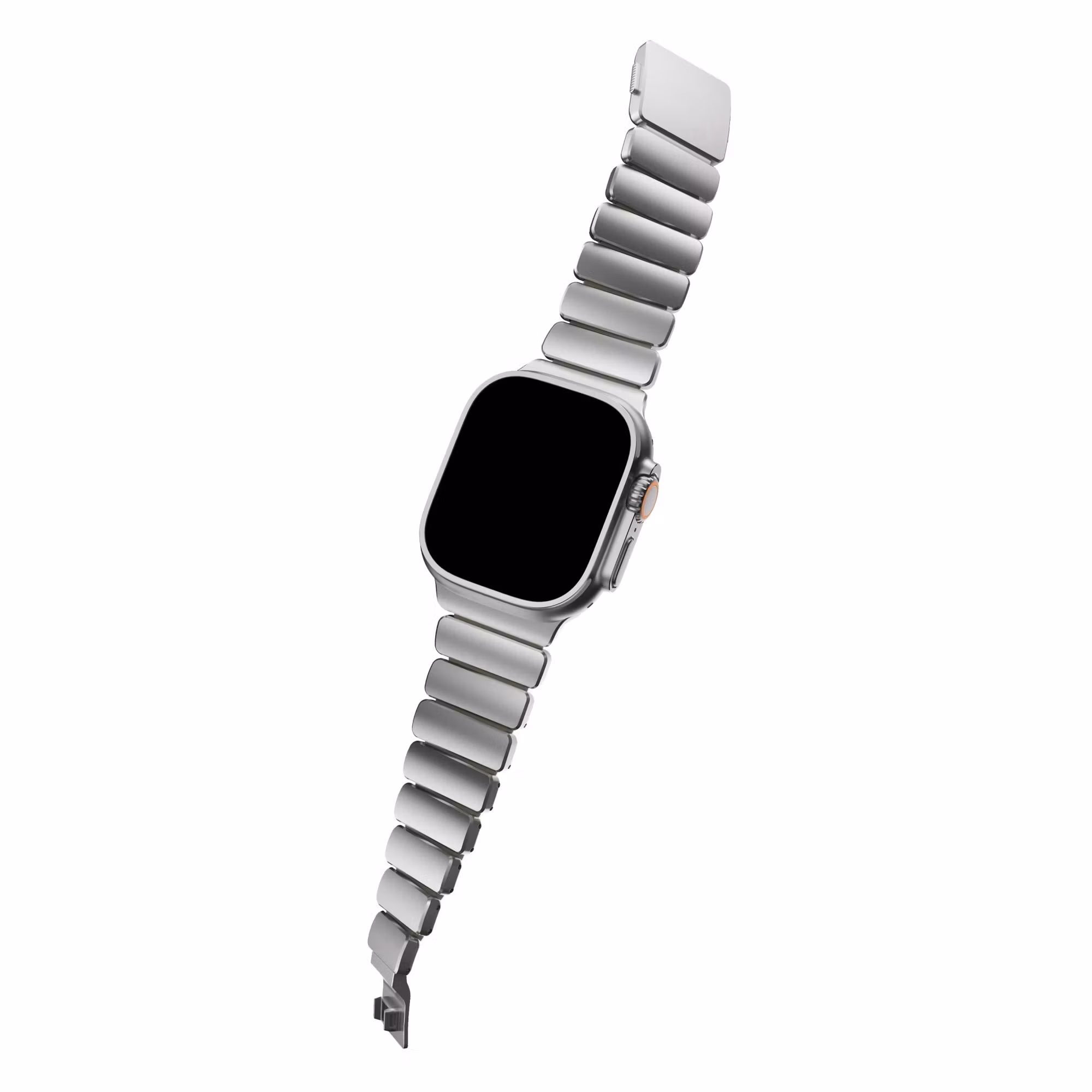 Silver / Green - Stratos Band • Apple Watch Armband