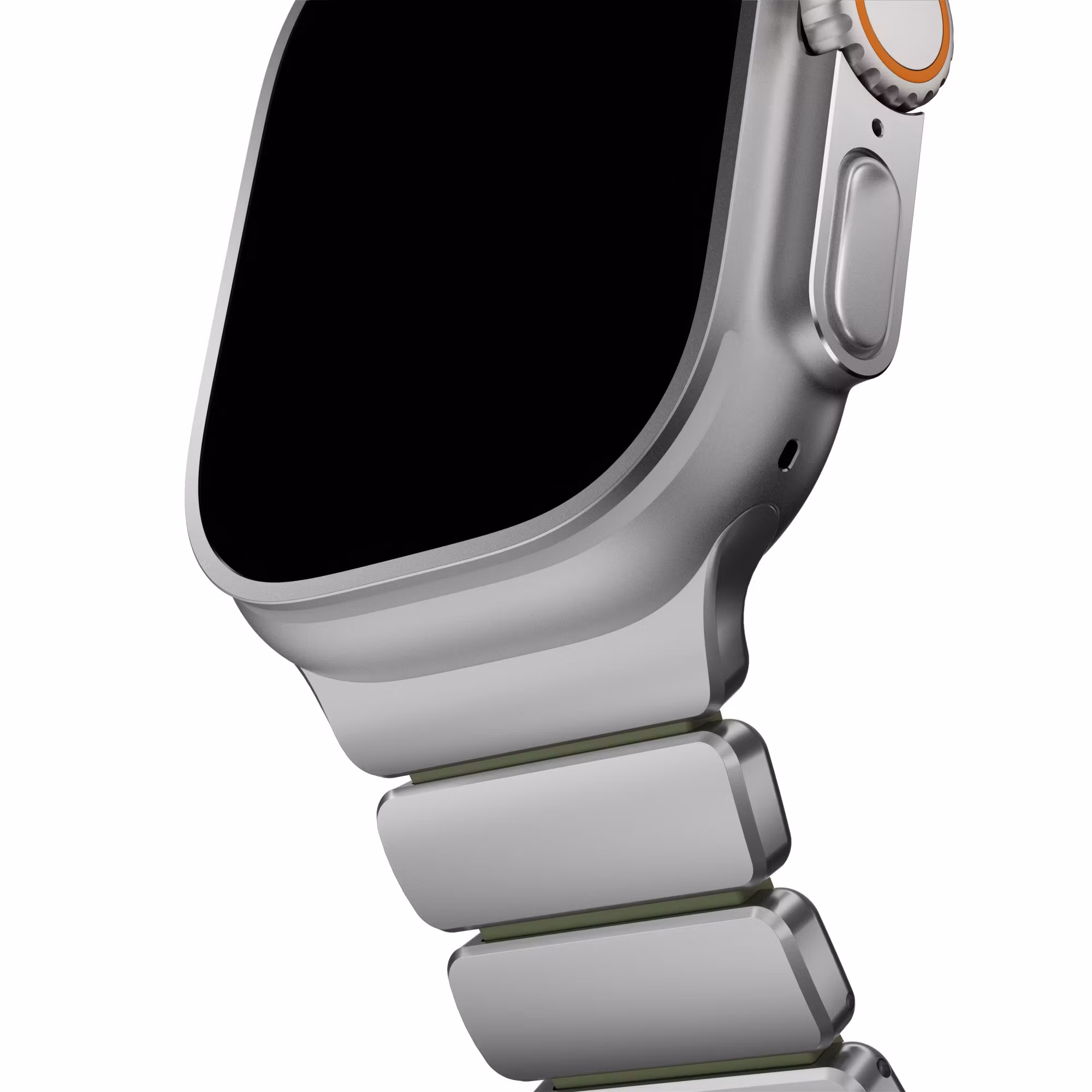 Silver / Green - Stratos Band • Apple Watch Armband