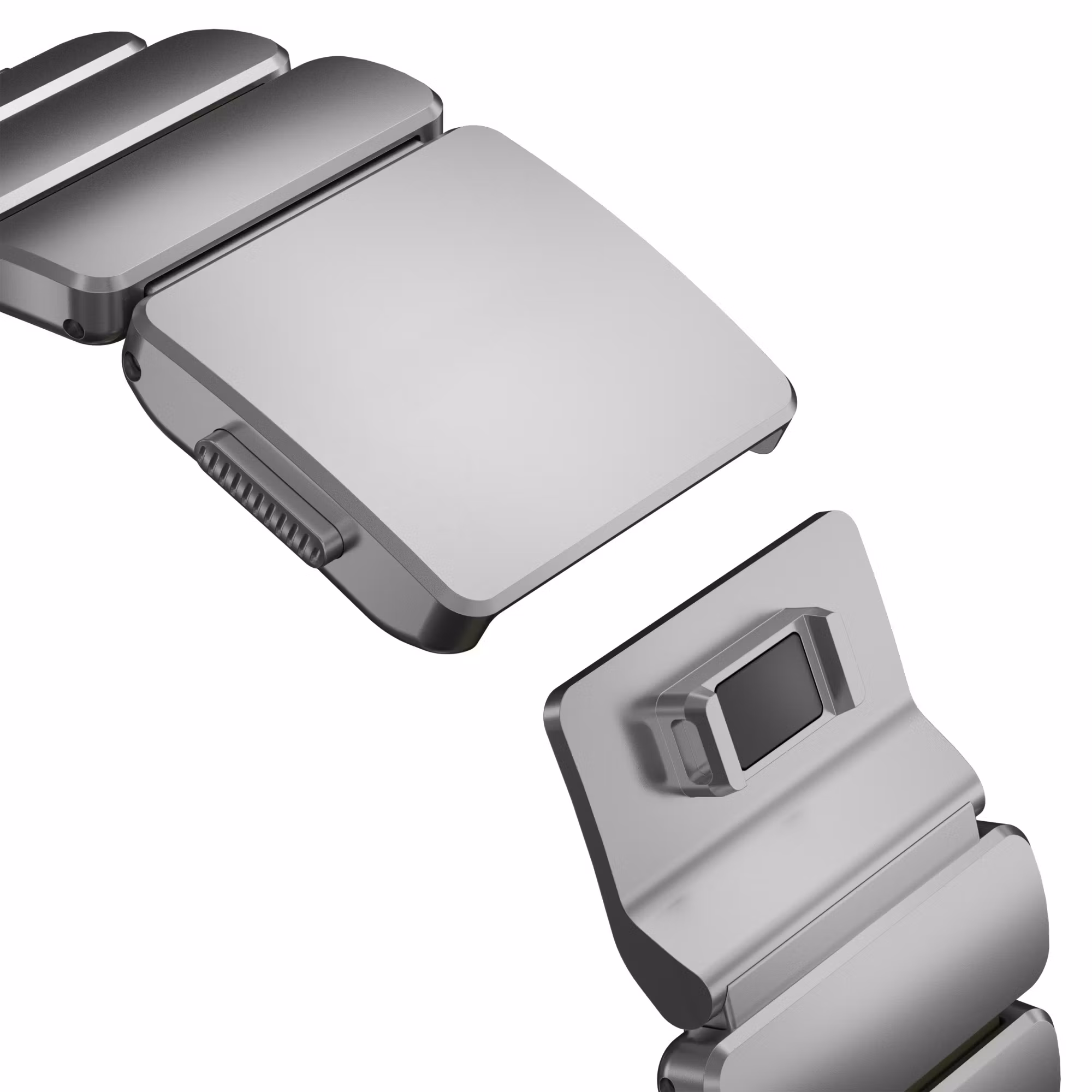 Silver / Green - Stratos Band • Apple Watch Armband