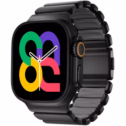 Black / Grey - Stratos Band • Apple Watch Armband