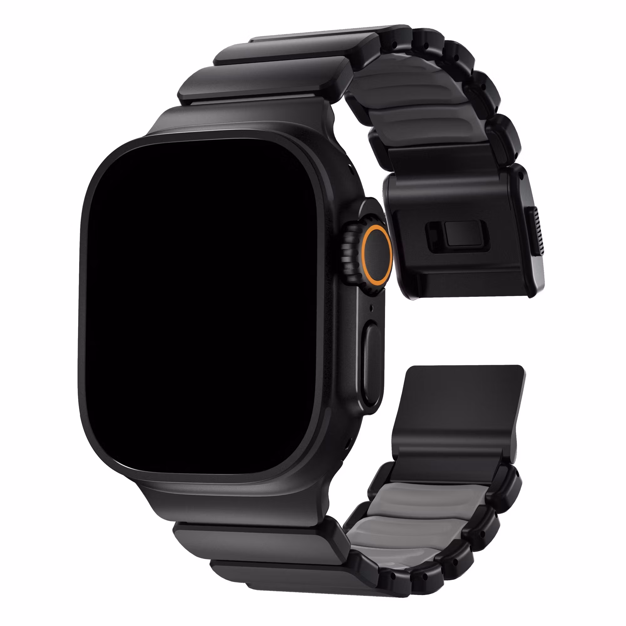 Black / Grey - Stratos Band • Apple Watch Armband