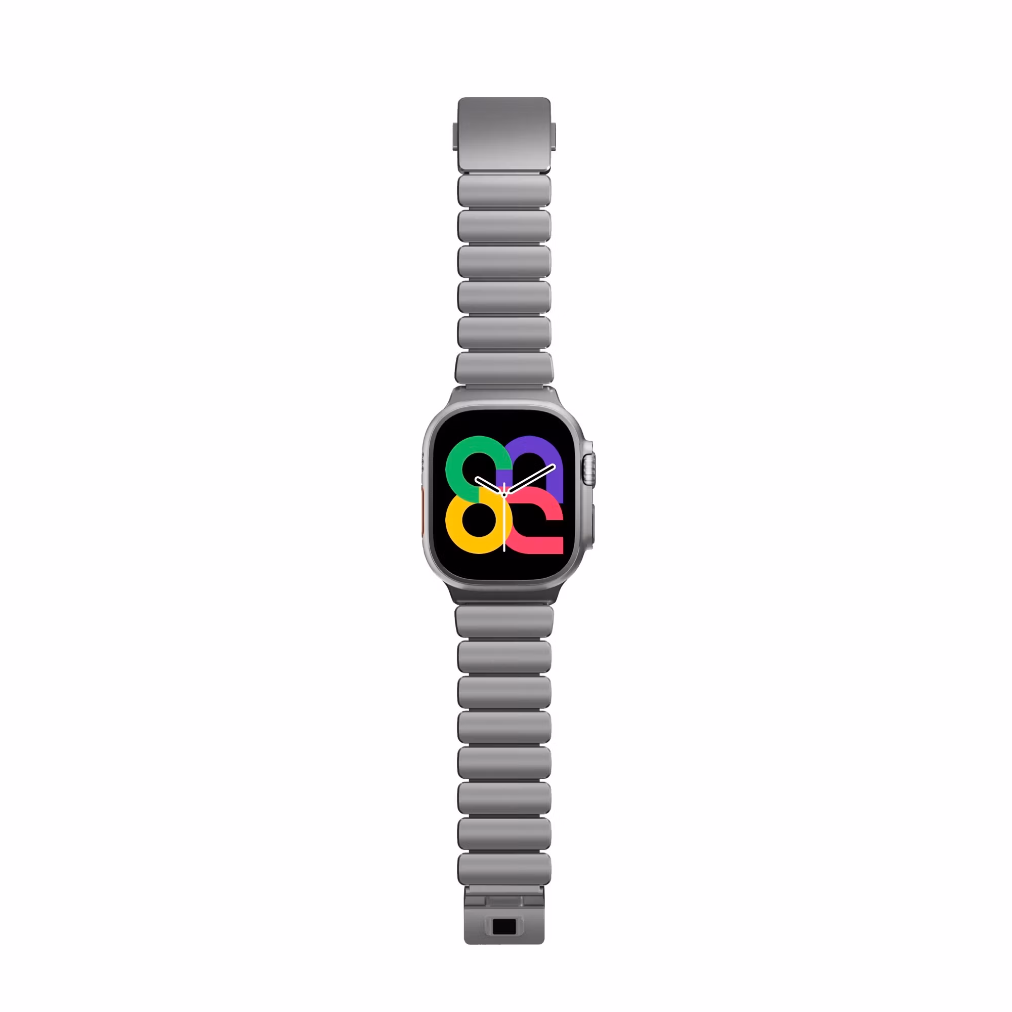 Silver / Grey - Stratos Band • Apple Watch Armband