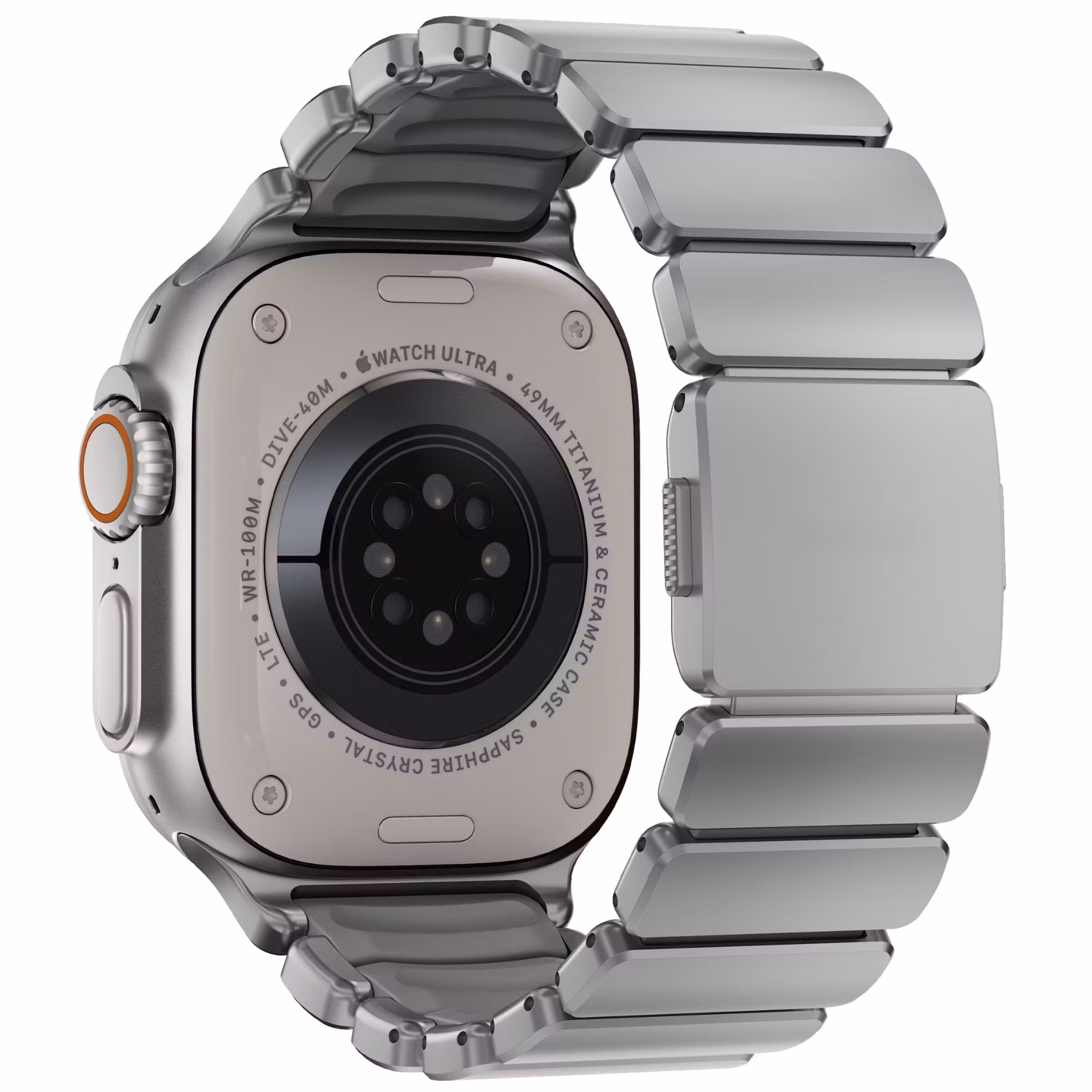 Silver / Grey - Stratos Band • Apple Watch Armband