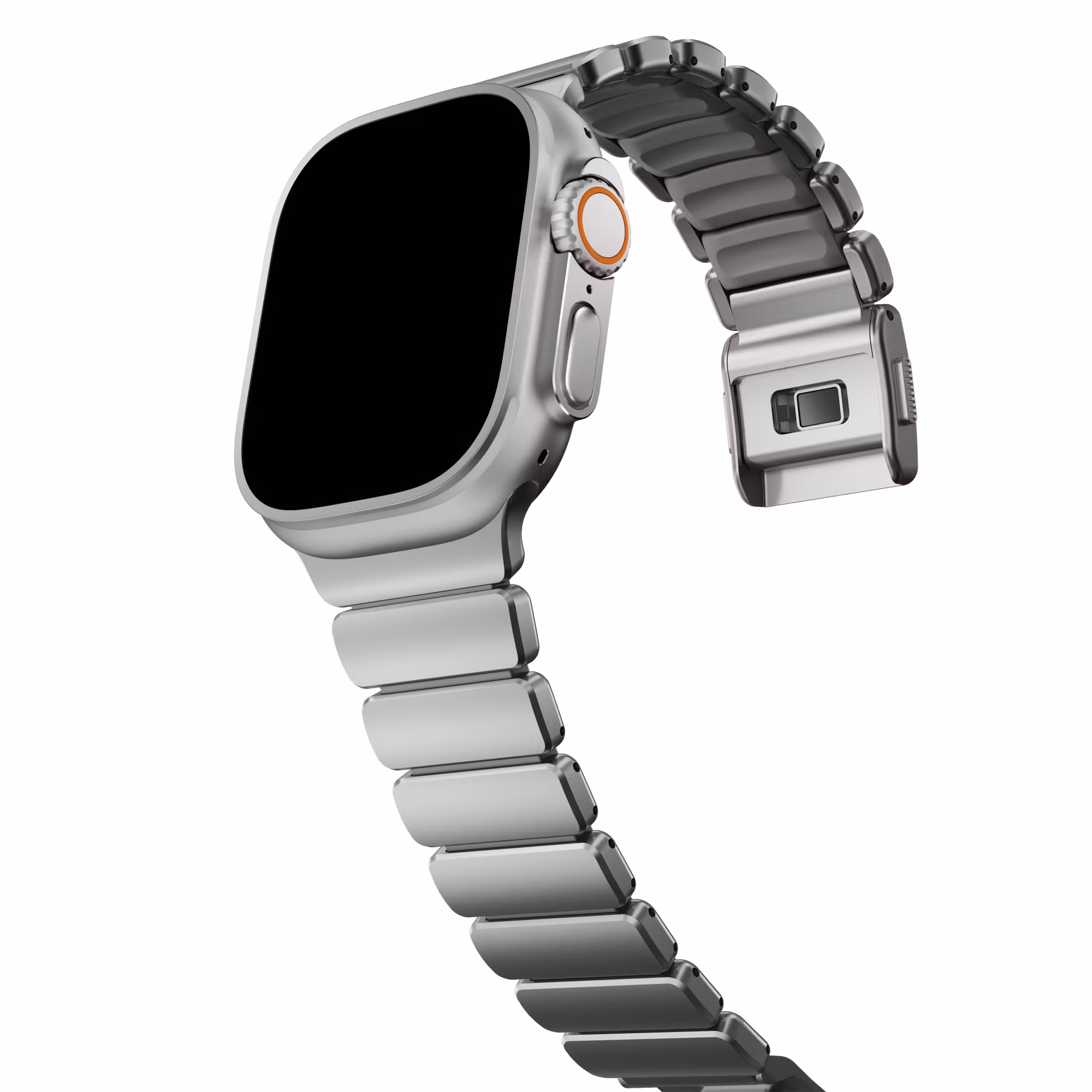 Silver / Grey - Stratos Band • Apple Watch Armband