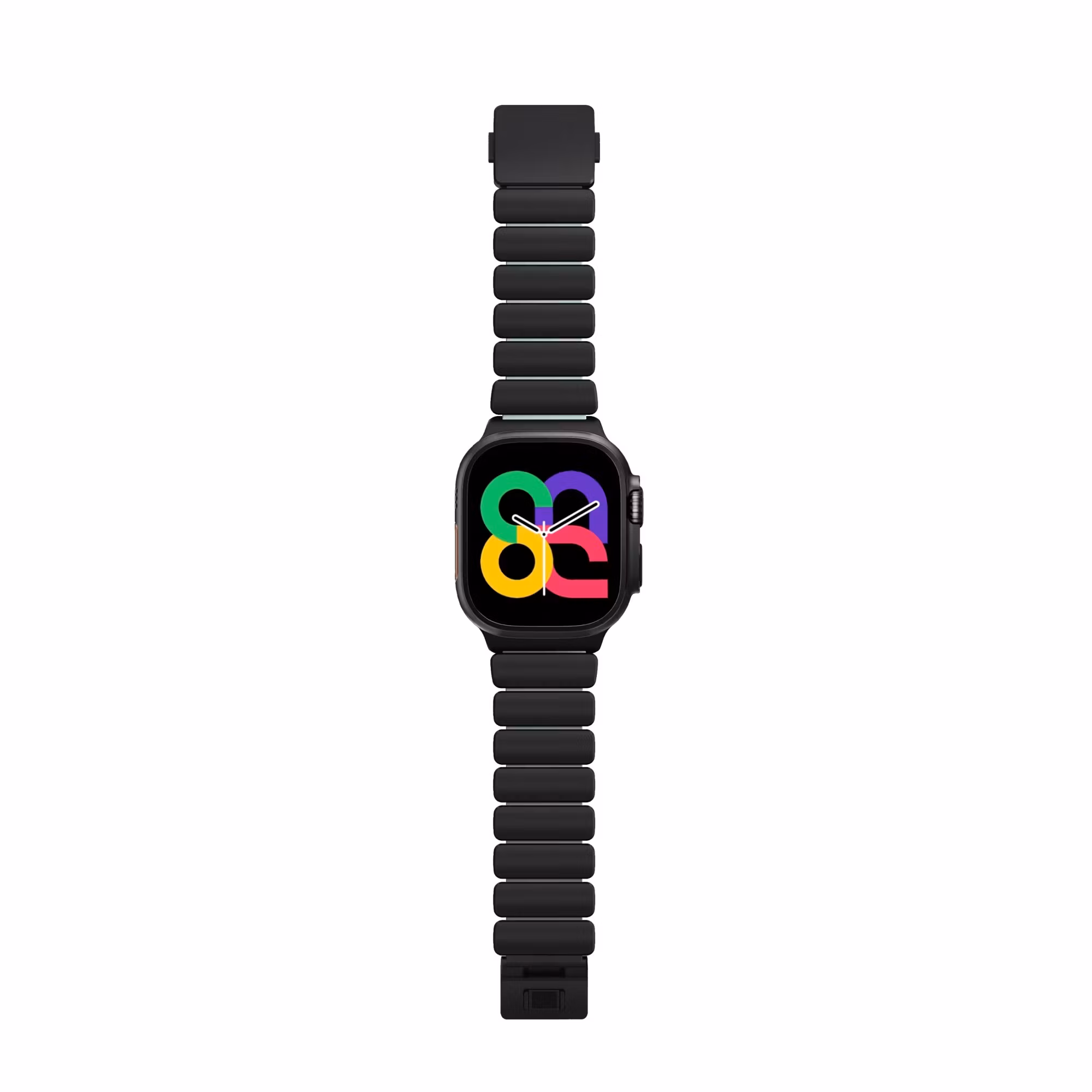 Black / Ice Blue - Stratos Band • Apple Watch Armband
