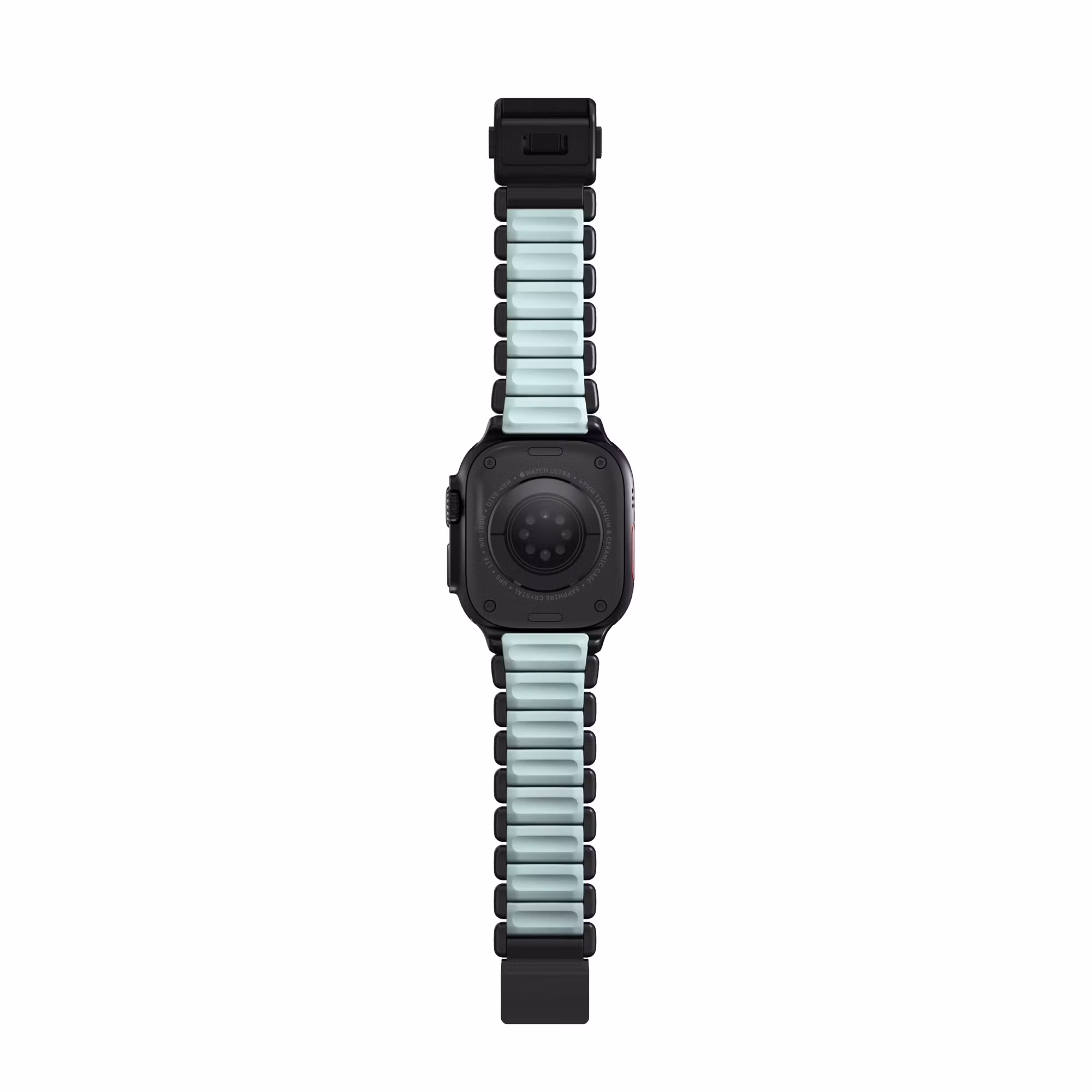 Black / Ice Blue - Stratos Band • Apple Watch Armband