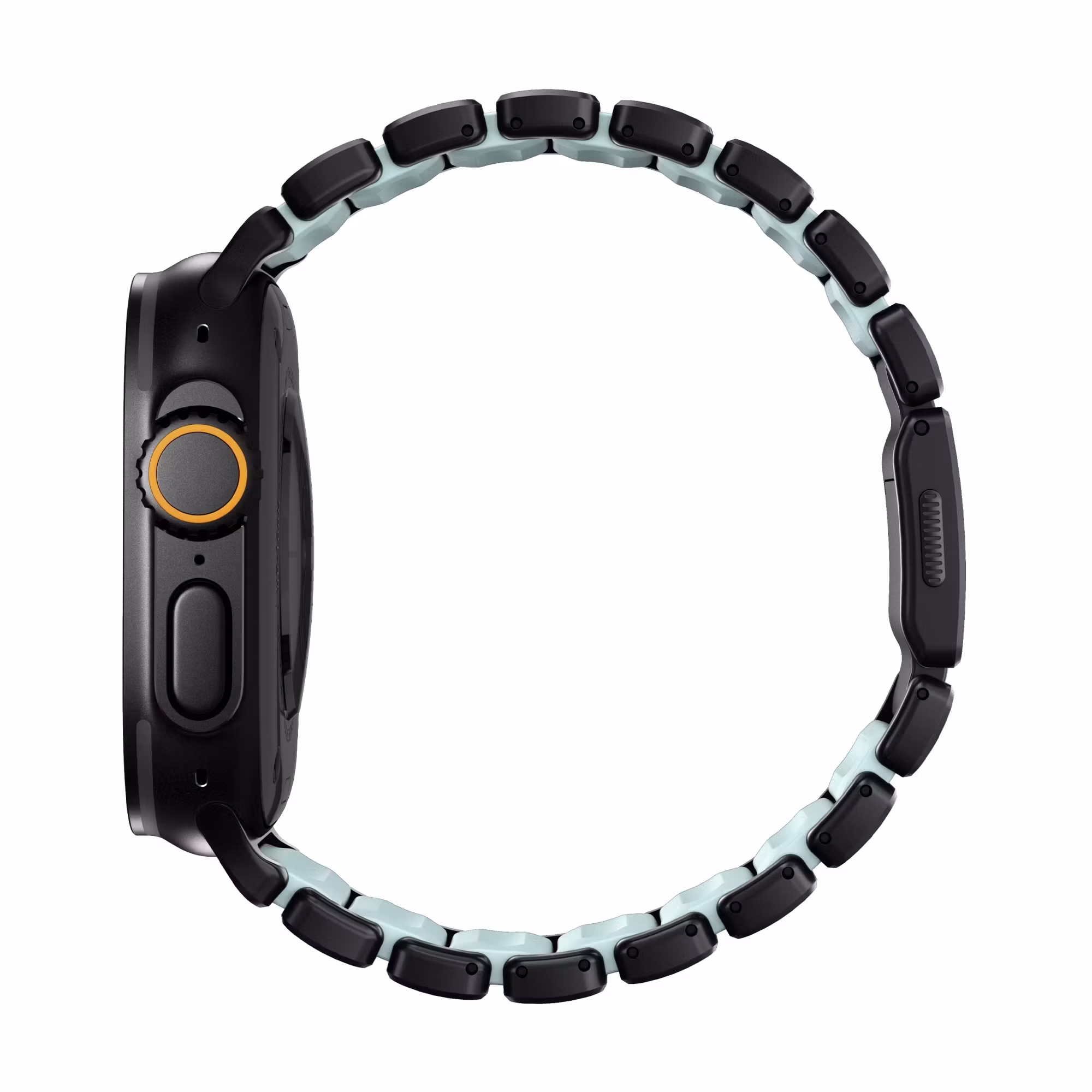 Black / Ice Blue - Stratos Band • Apple Watch Armband