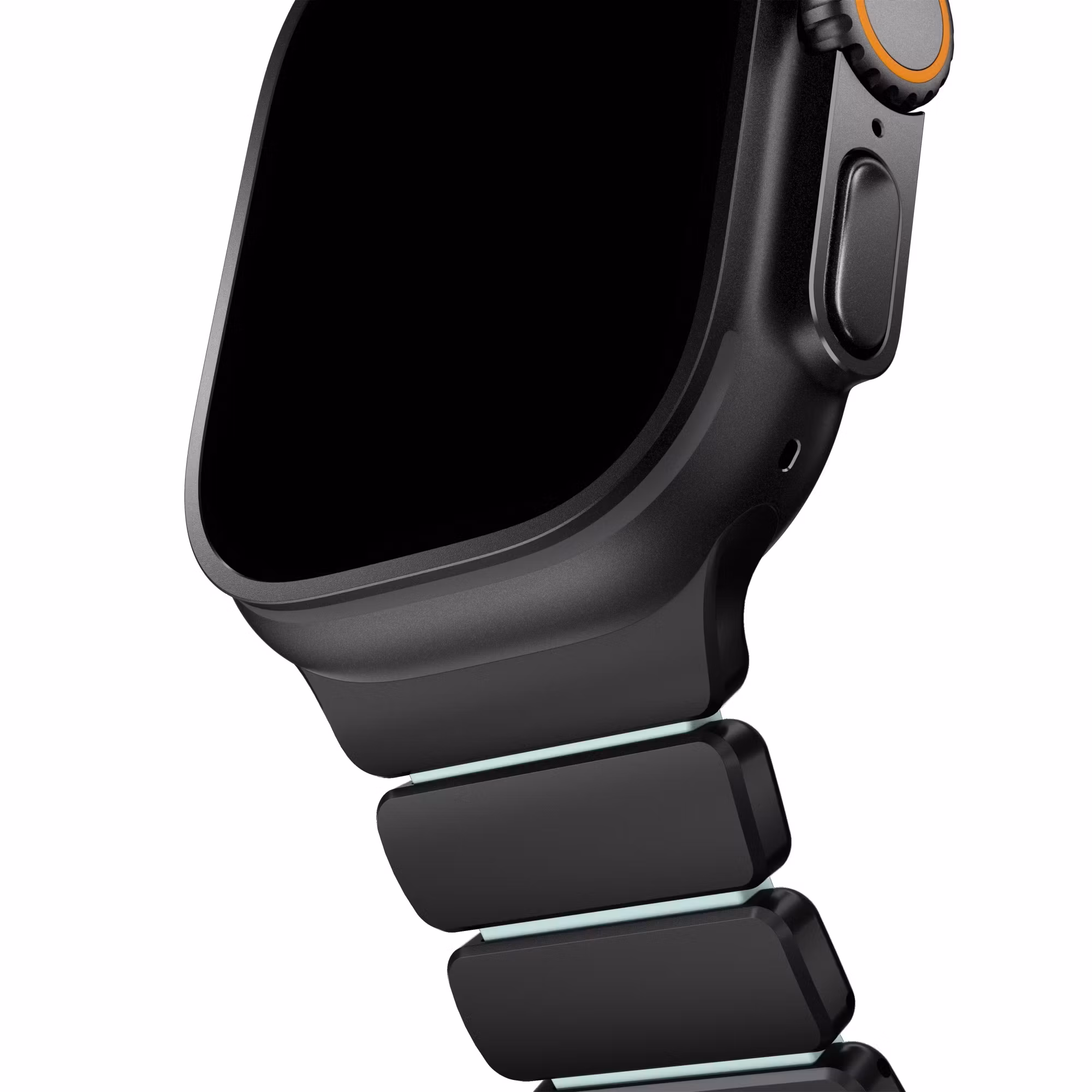 Black / Ice Blue - Stratos Band • Apple Watch Armband