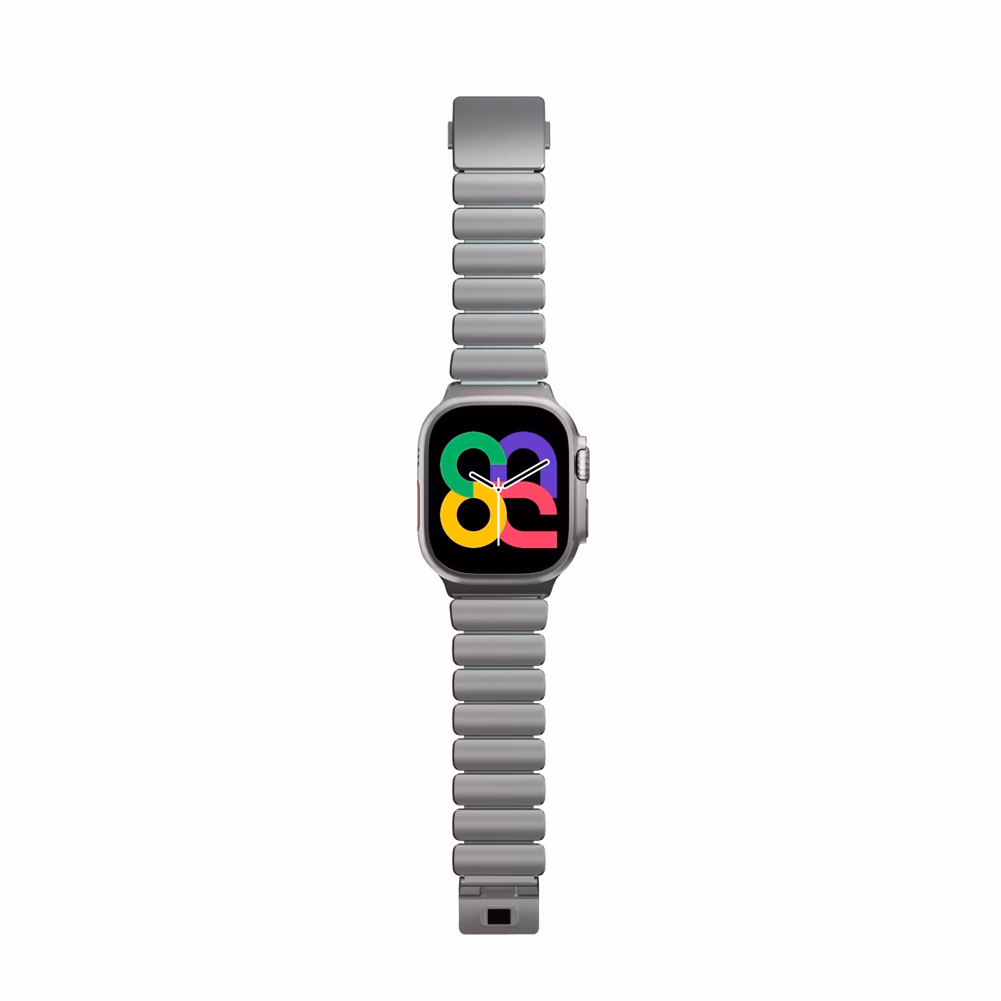 Silver / Ice Blue - Stratos Band • Apple Watch Armband