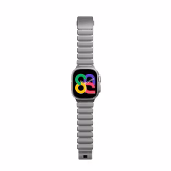 Silver / Ice Blue - Stratos Band • Apple Watch Armband