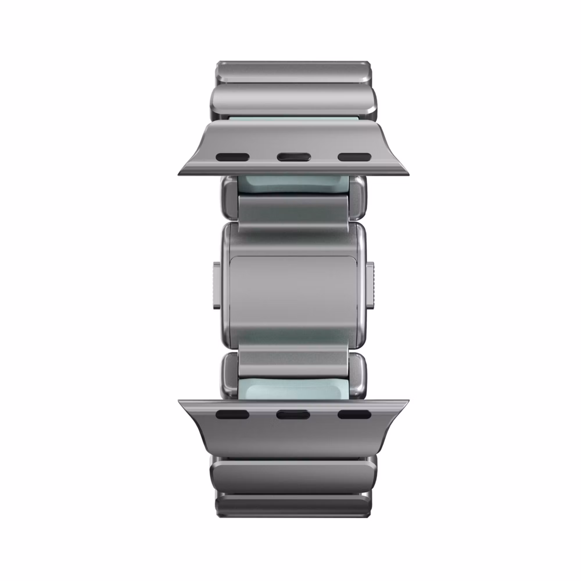 Silver / Ice Blue - Stratos Band • Apple Watch Armband