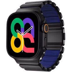 Black / Indigo - Stratos Band • Apple Watch Armband