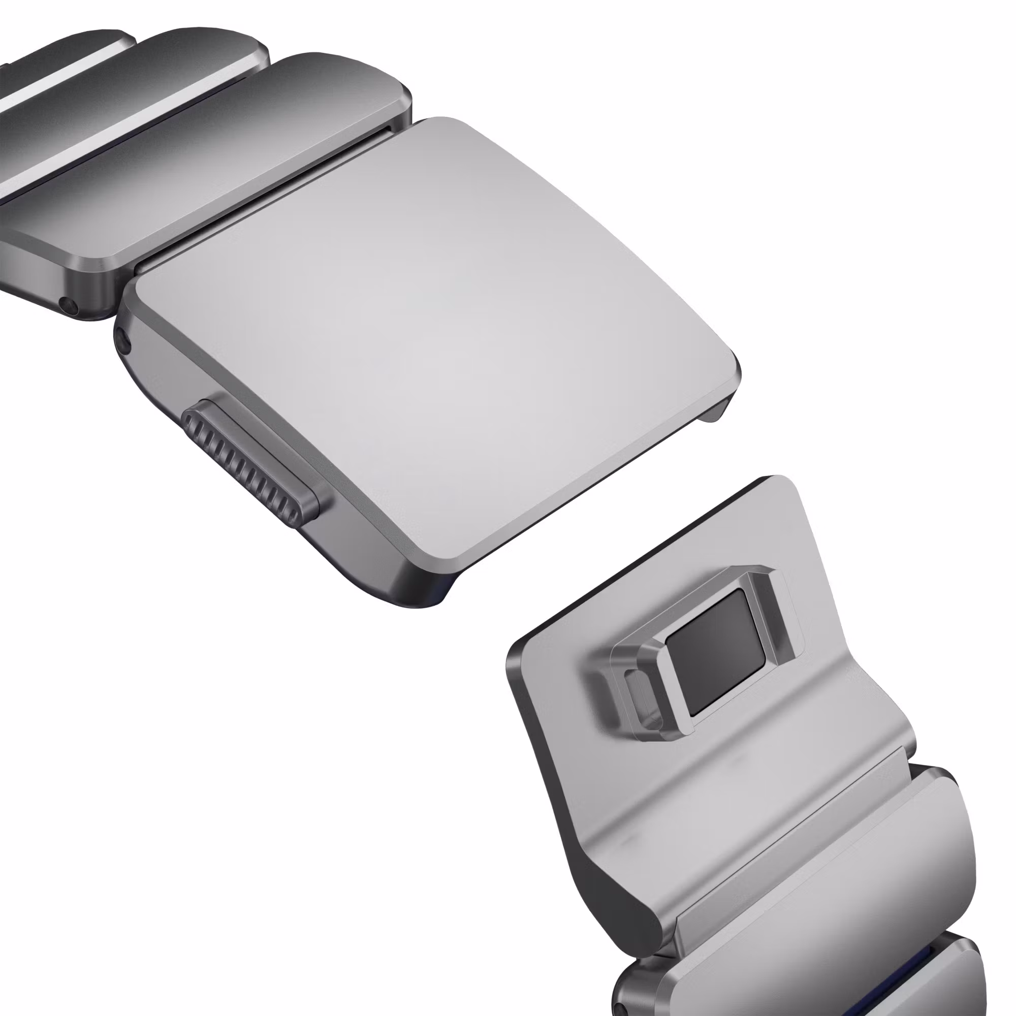 Silver / Indigo - Stratos Band • Apple Watch Armband