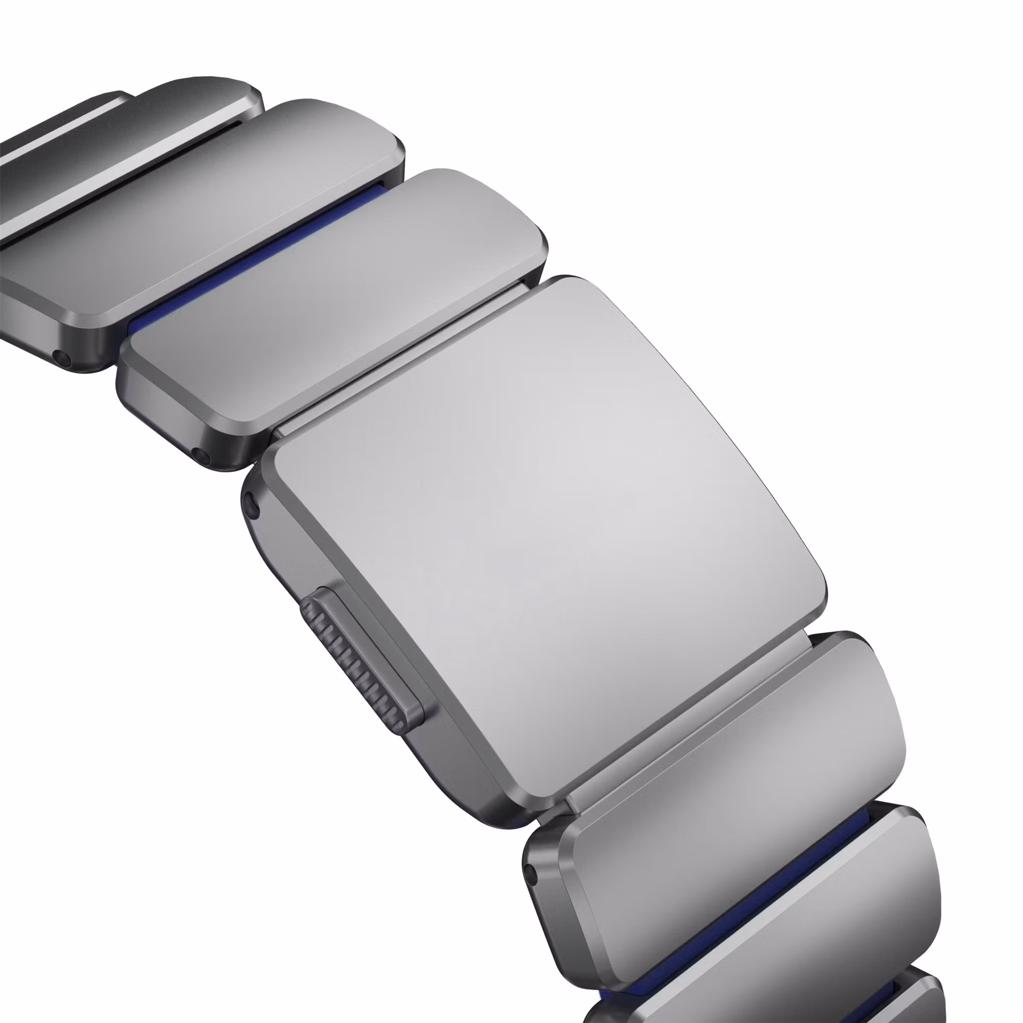 Silver / Indigo - Stratos Band • Apple Watch Armband