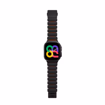 Black / Orange - Stratos Band • Apple Watch Armband