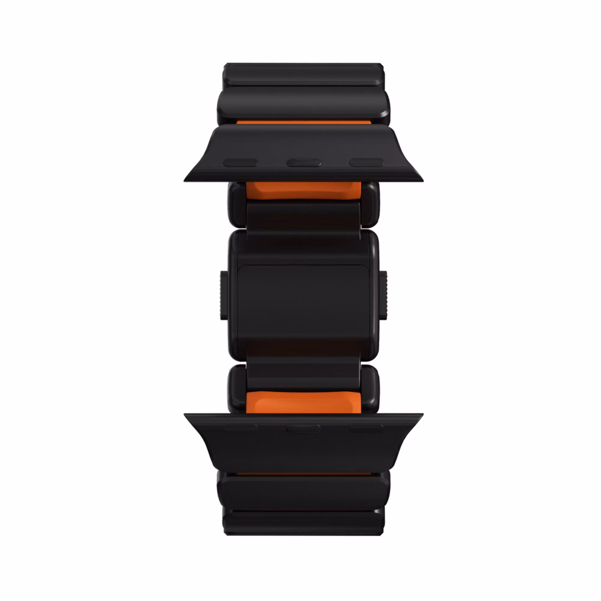 Black / Orange - Stratos Band • Apple Watch Armband