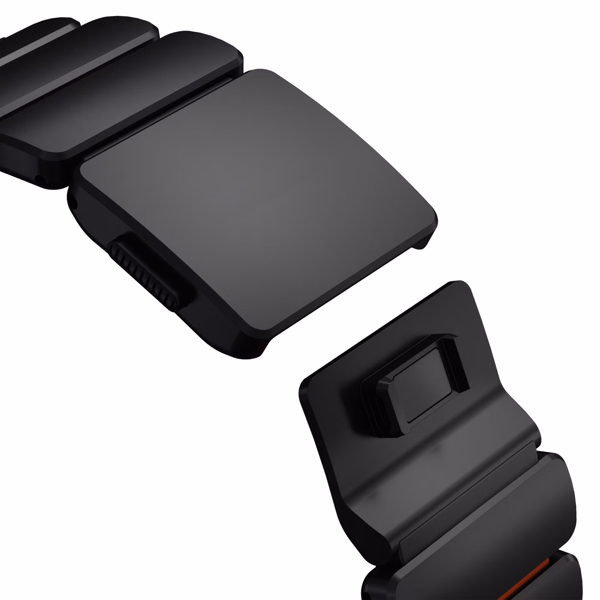 Black / Orange - Stratos Band • Apple Watch Armband
