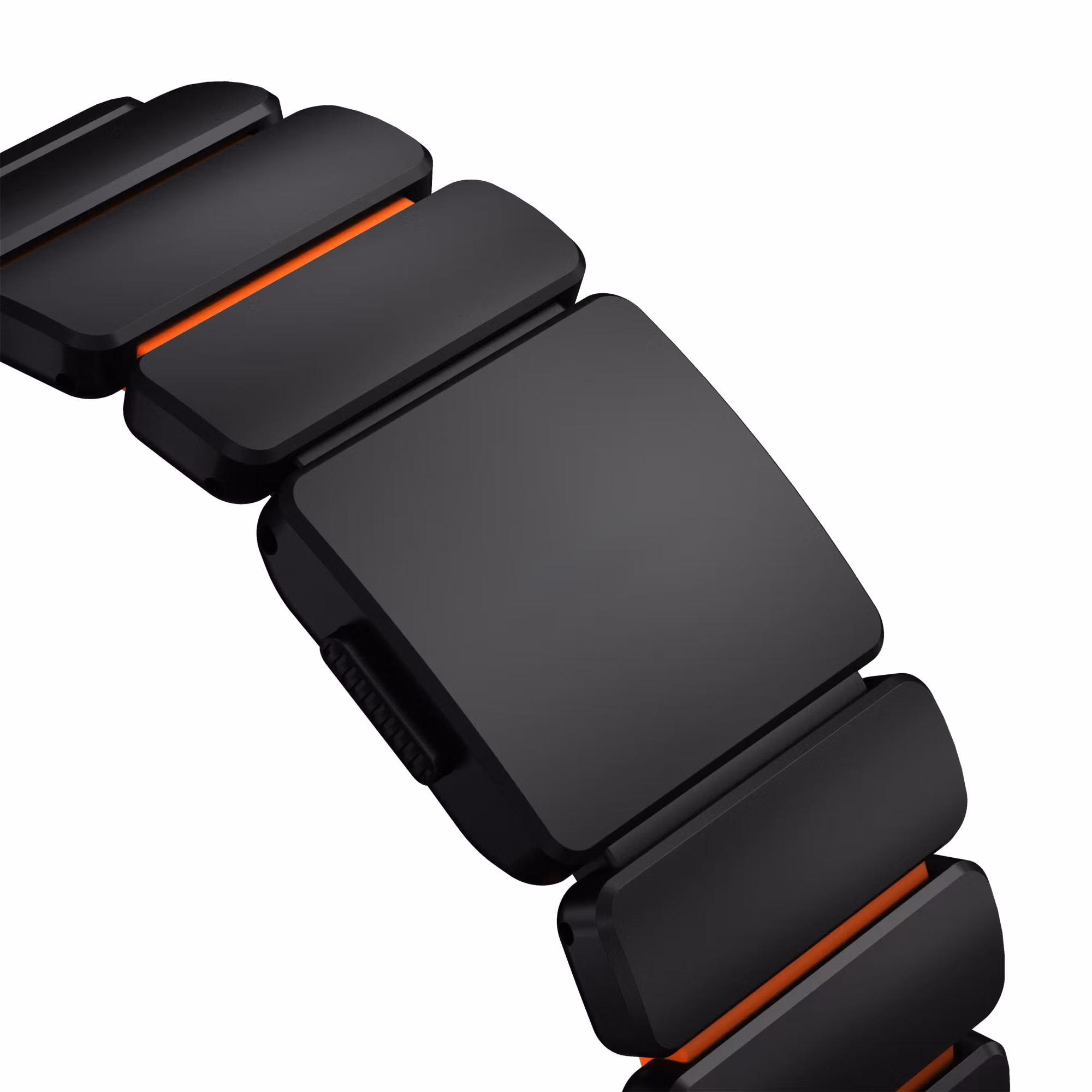 Black / Orange - Stratos Band • Apple Watch Armband
