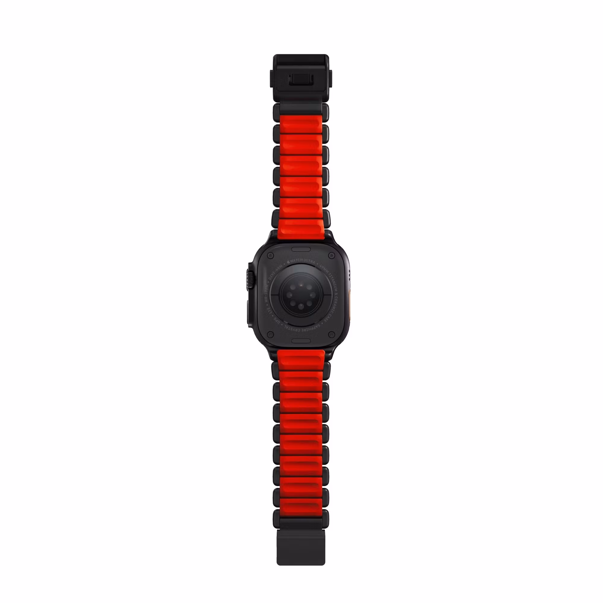 Black / Red - Stratos Band • Apple Watch Armband