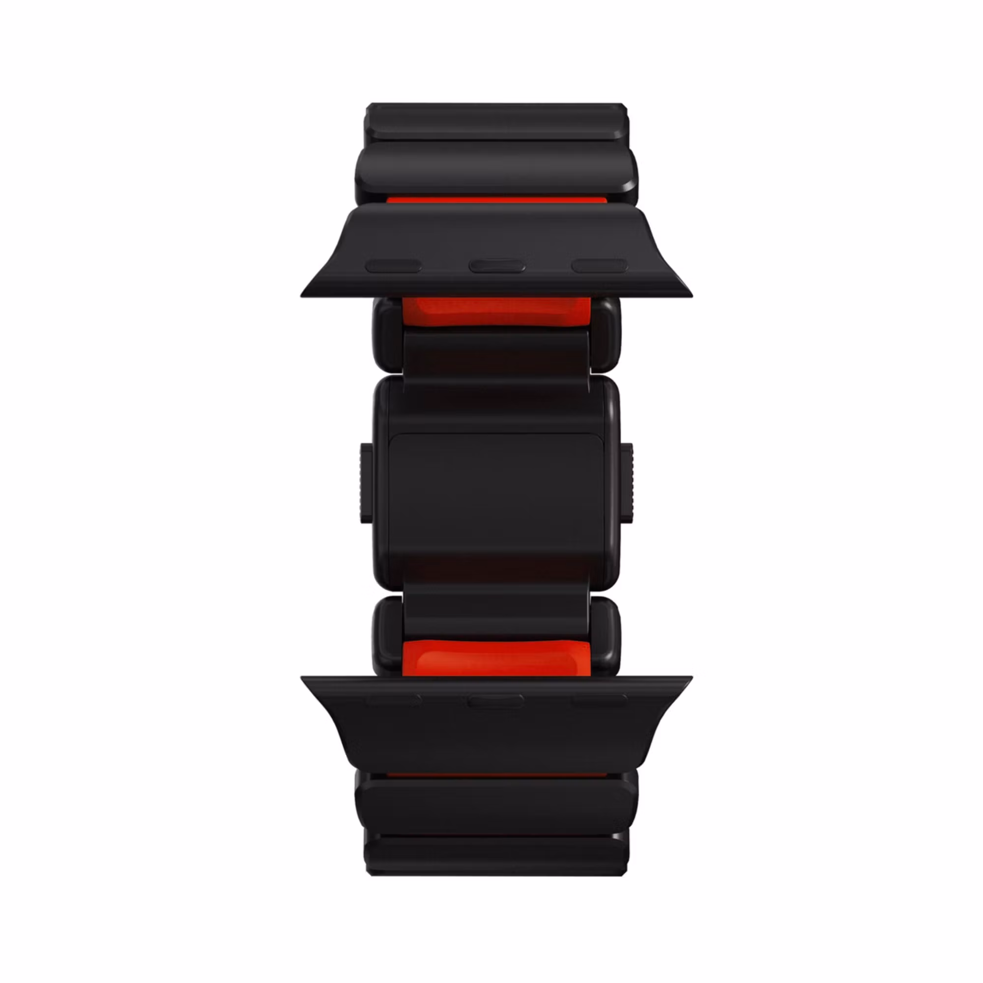 Black / Red - Stratos Band • Apple Watch Armband