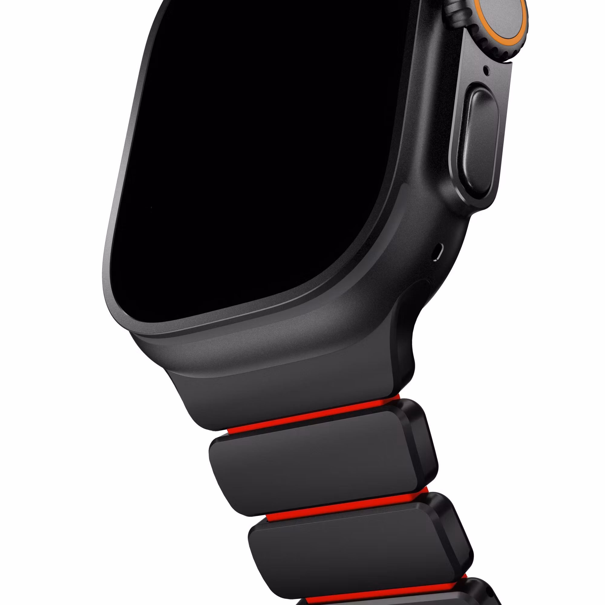 Black / Red - Stratos Band • Apple Watch Armband