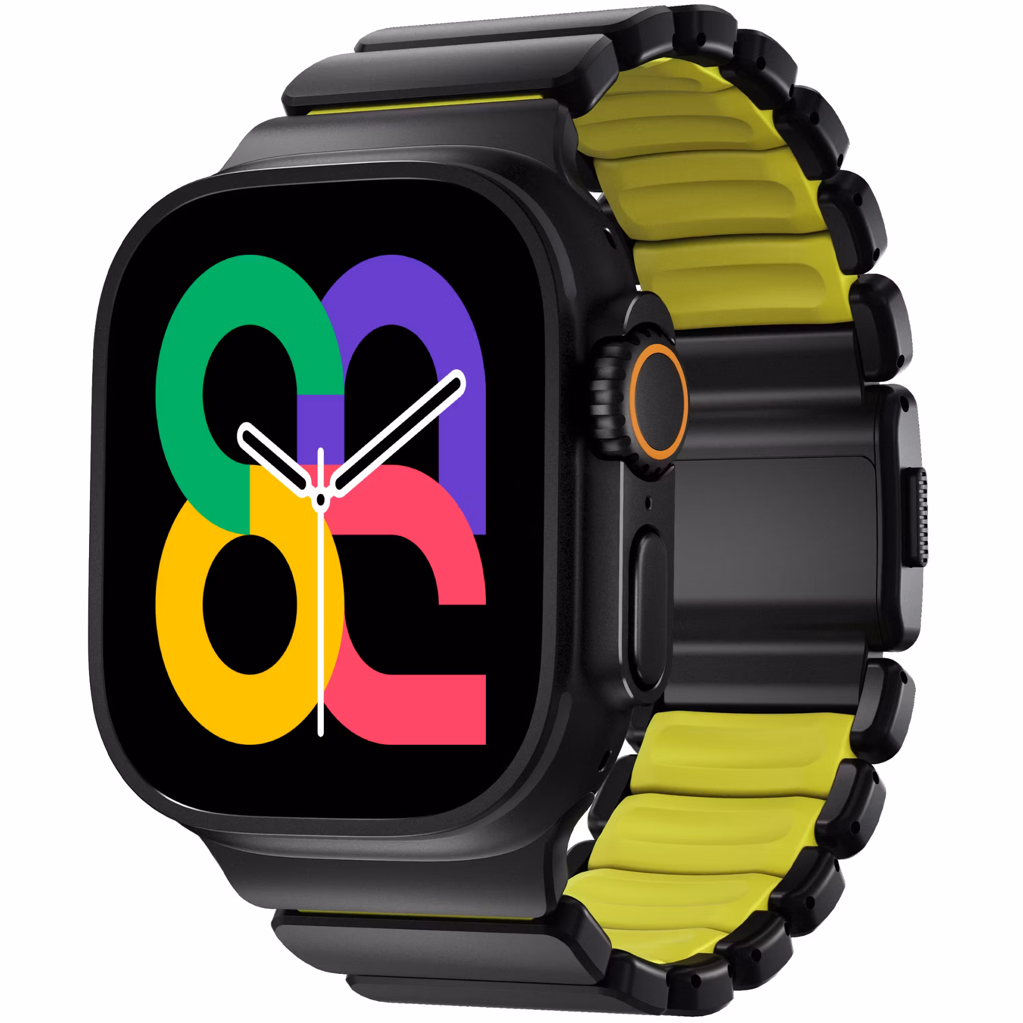 Black / Volt - Stratos Band • Apple Watch Armband