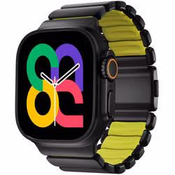 Black / Volt - Stratos Band • Apple Watch Armband