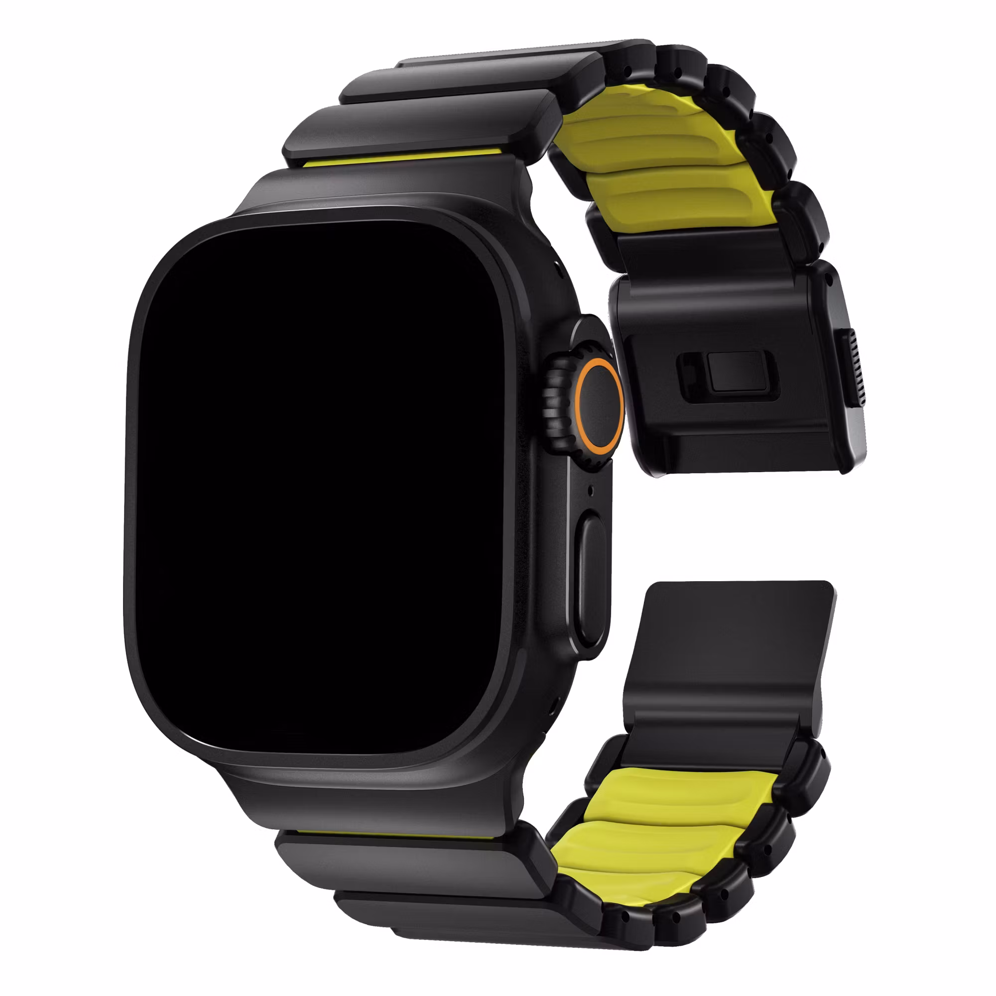 Black / Volt - Stratos Band • Apple Watch Armband