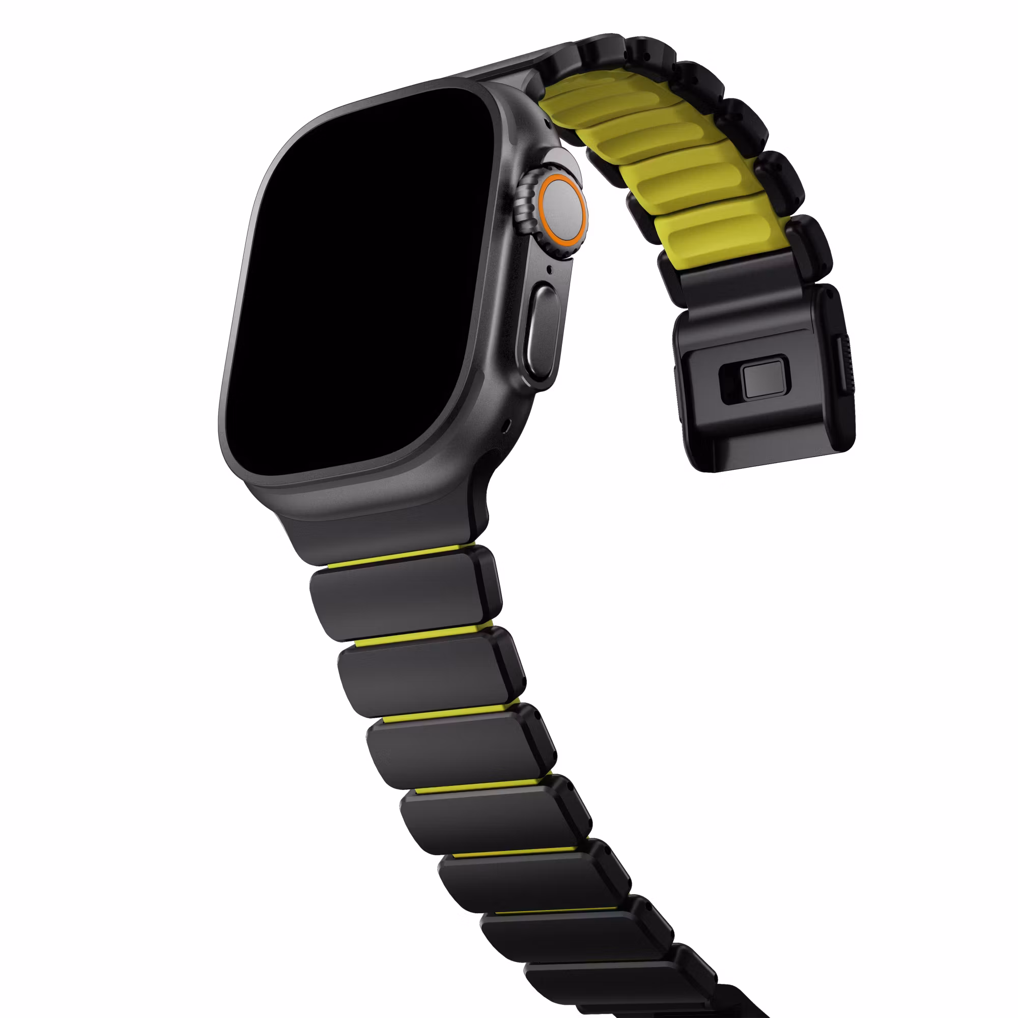 Black / Volt - Stratos Band • Apple Watch Armband