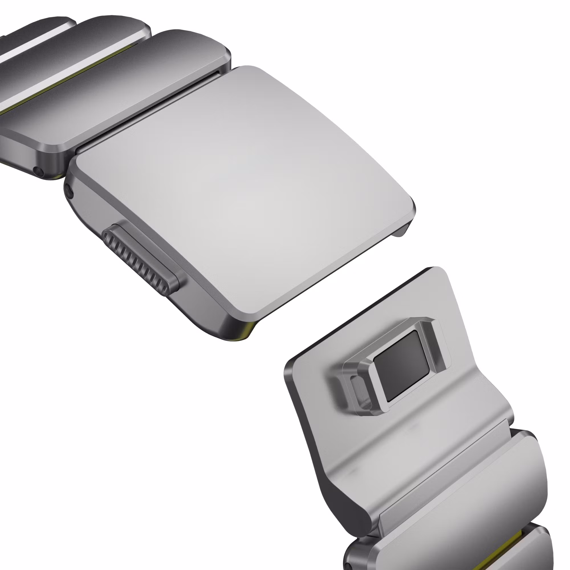 Silver / Volt - Stratos Band • Apple Watch Armband