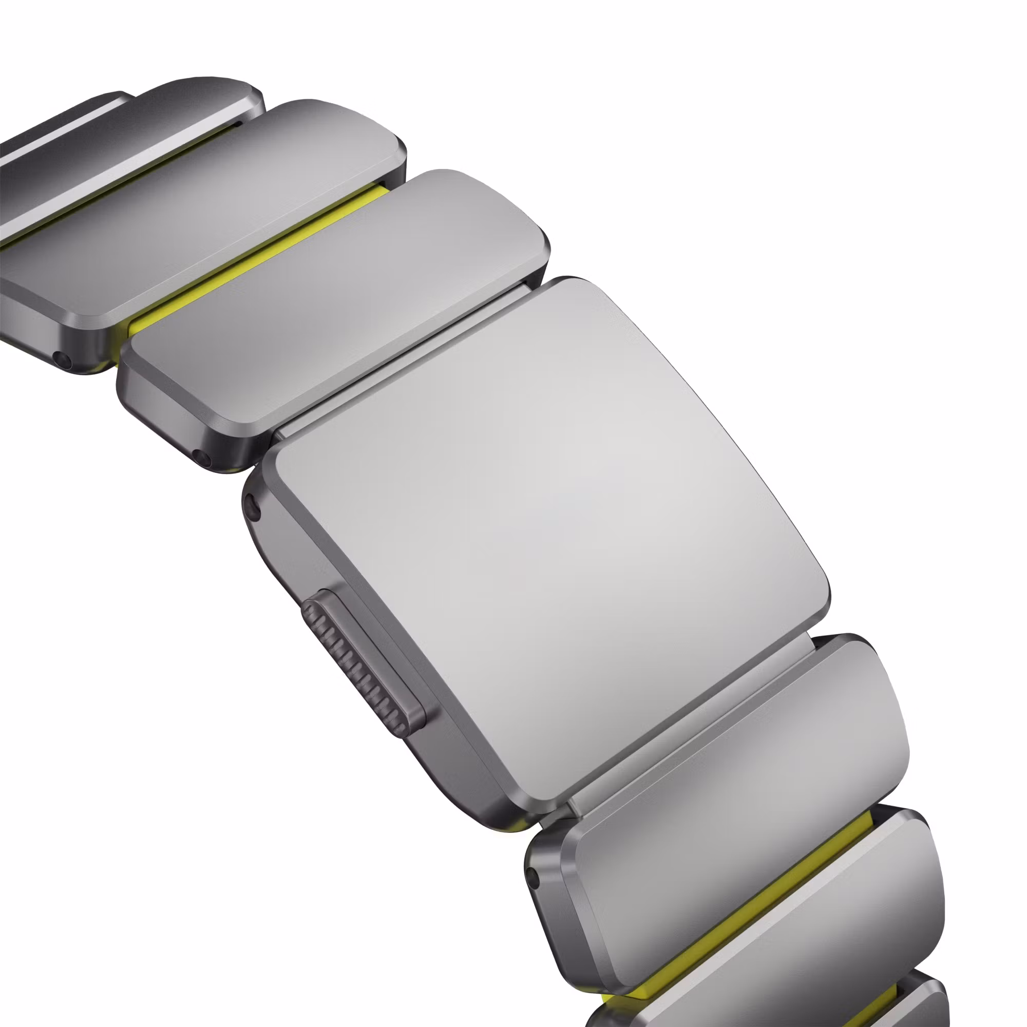 Silver / Volt - Stratos Band • Apple Watch Armband