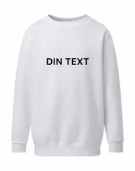 Sweatshirt med din valfria text - Herr