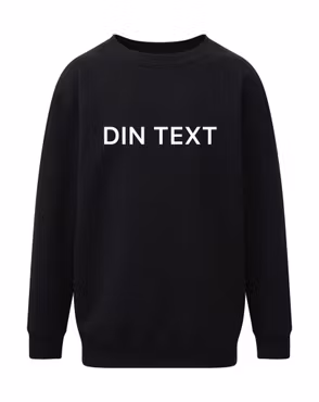 Sweatshirt med din valfria text - Herr