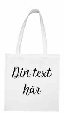 Tygkasse med din valfria text