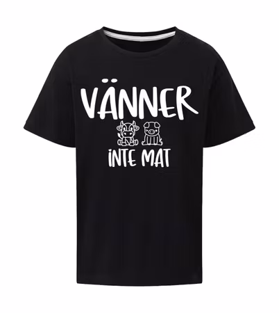 Vänner, inte mat. T-shirt