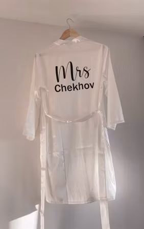 Morgonrock med ditt namn