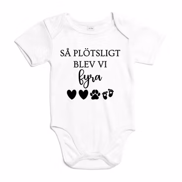 Så plötsligt blev vi fyra
