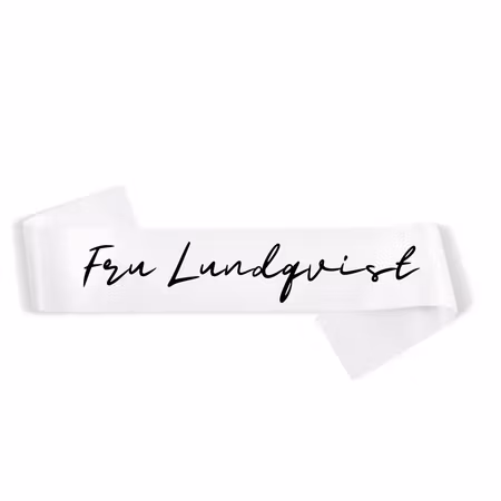 Ordensband - möhippa, valfri text