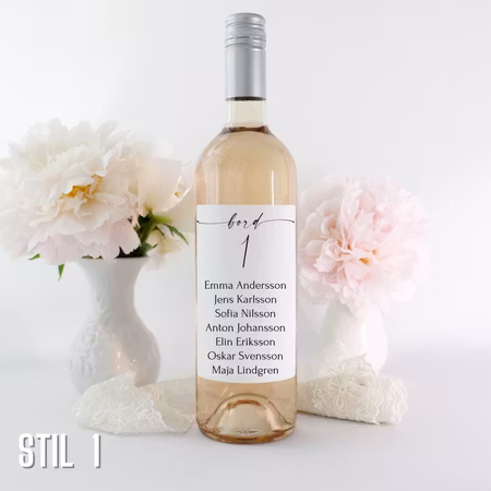 Bordsplacering - bröllop