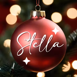 Julgranskula med namn
