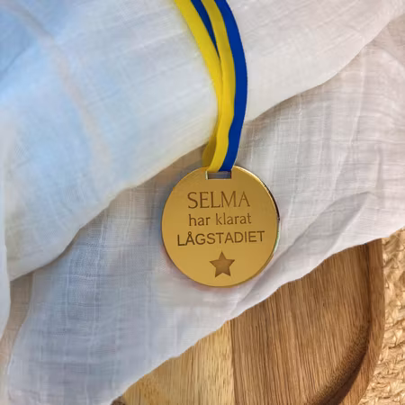 Medalj - Jag har klarat lågstadiet / valfri årskurs