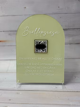 QR KOD - Bröllopsresa