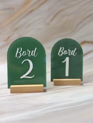 Bordsnummer - Akryl