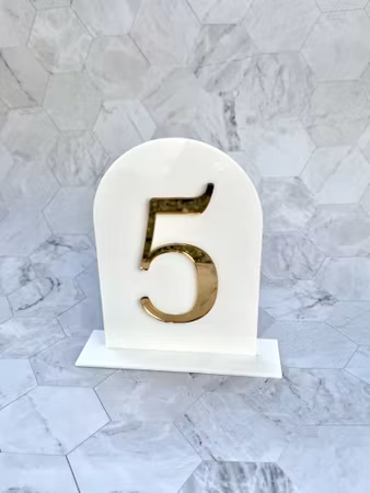 Bordsnummer - Akryl ”3D”