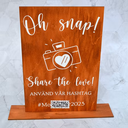 Oh snap! Använd vår hashtag