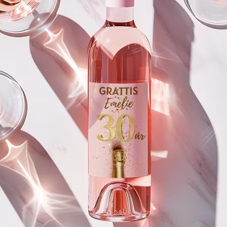 Grattis på födelsedagen  - etikett