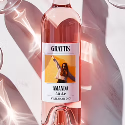 Grattis på födelsedagen  - etikett