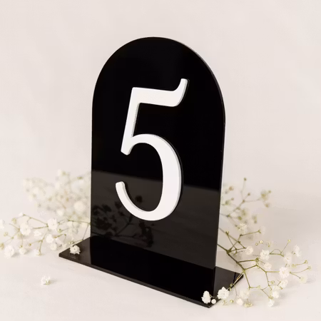 Bordsnummer - Akryl ”3D”